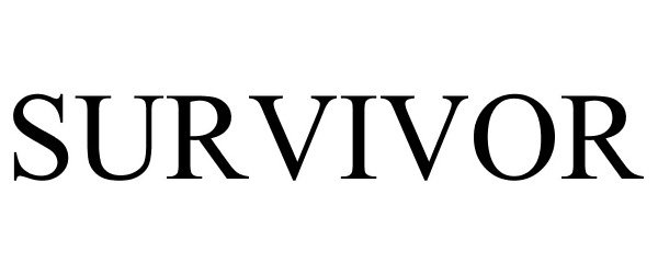 Trademark Logo SURVIVOR