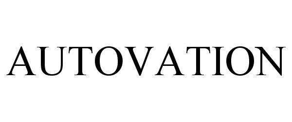 Trademark Logo AUTOVATION
