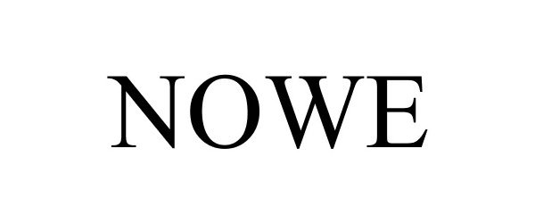 Trademark Logo NOWE
