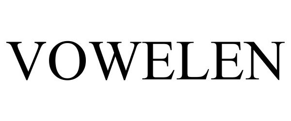 Trademark Logo VOWELEN