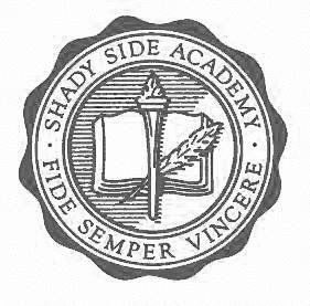 Trademark Logo · SHADY SIDE ACADEMY Â· FIDE SEMPER VINCERE