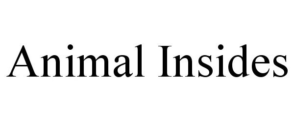 Trademark Logo ANIMAL INSIDES