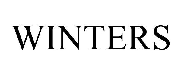 Trademark Logo WINTERS