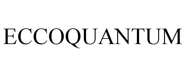 Trademark Logo ECCOQUANTUM
