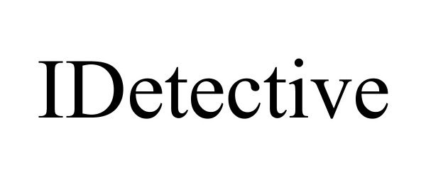 Trademark Logo IDETECTIVE