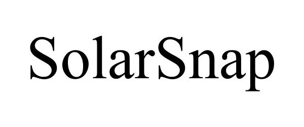 Trademark Logo SOLARSNAP