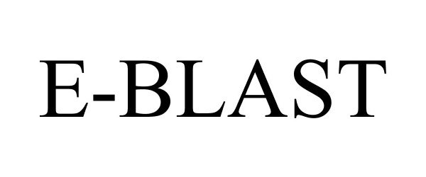 Trademark Logo E-BLAST