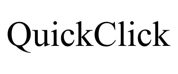 Trademark Logo QUICKCLICK