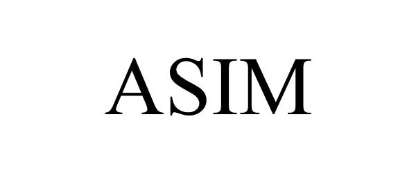 Trademark Logo ASIM