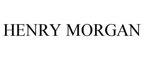 Trademark Logo HENRY MORGAN