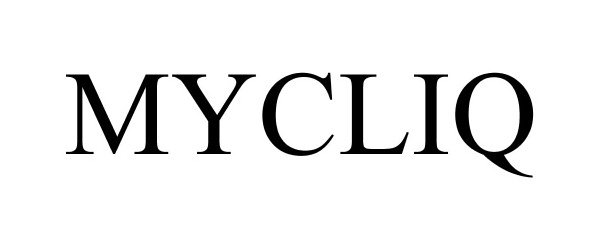 Trademark Logo MYCLIQ