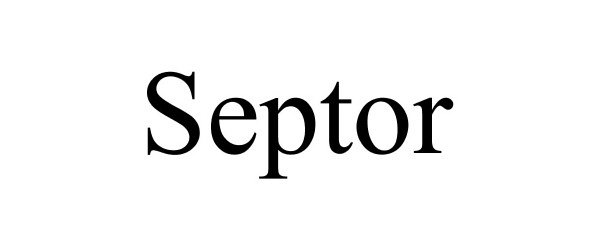 Trademark Logo SEPTOR