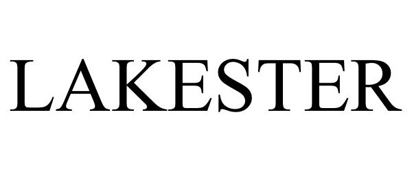 Trademark Logo LAKESTER
