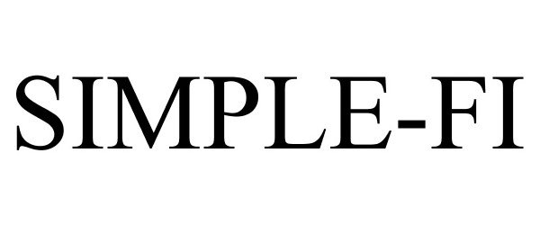 Trademark Logo SIMPLE-FI