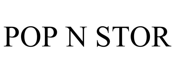 Trademark Logo POP N STOR