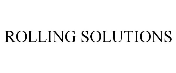  ROLLING SOLUTIONS