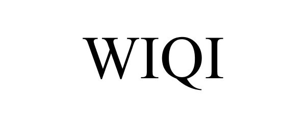 Trademark Logo WIQI