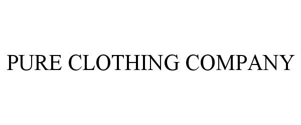  PURE CLOTHING COMPANY