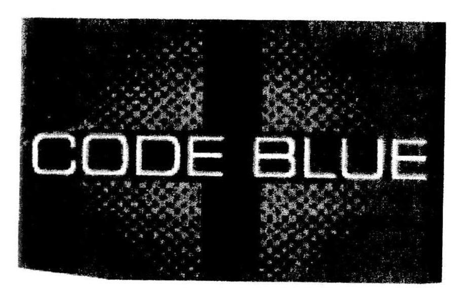 Trademark Logo CODE BLUE
