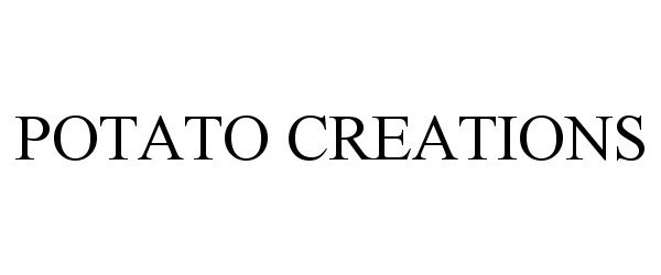 Trademark Logo POTATO CREATIONS