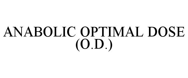  ANABOLIC OPTIMAL DOSE (O.D.)