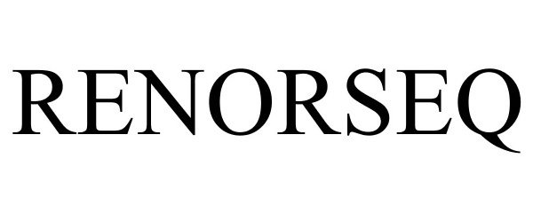Trademark Logo RENORSEQ
