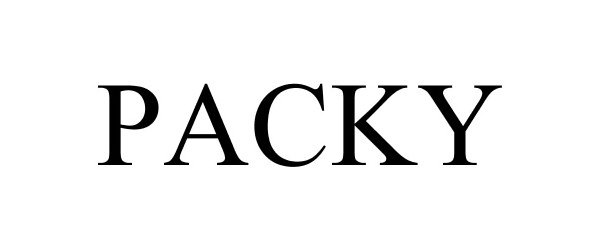 Trademark Logo PACKY