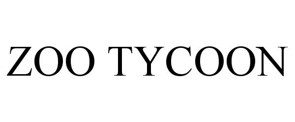 ZOO TYCOON