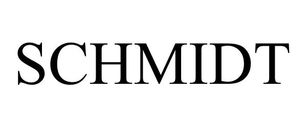 Trademark Logo SCHMIDT