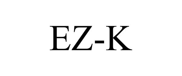 Trademark Logo EZ-K