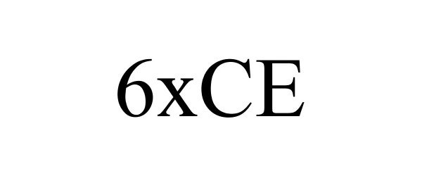 Trademark Logo 6XCE