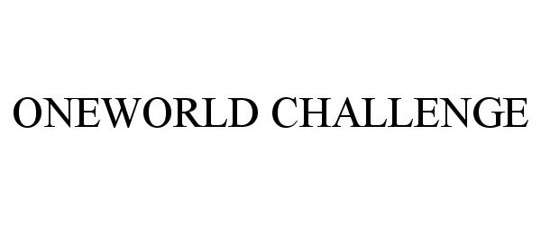  ONEWORLD CHALLENGE