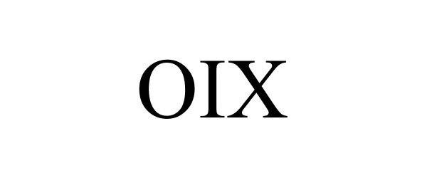 Trademark Logo OIX