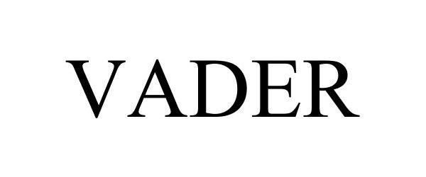 Trademark Logo VADER