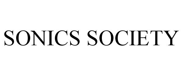  SONICS SOCIETY