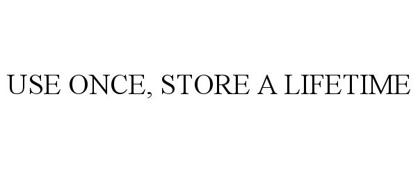  USE ONCE, STORE A LIFETIME