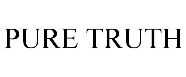 Trademark Logo PURE TRUTH