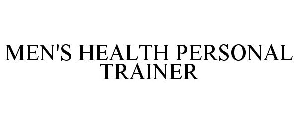 Trademark Logo MEN'S HEALTH PERSONAL TRAINER