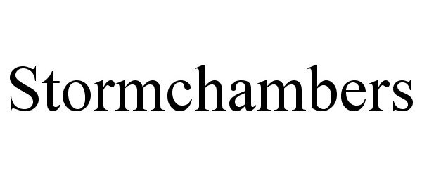 Trademark Logo STORMCHAMBERS