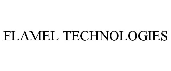 Trademark Logo FLAMEL TECHNOLOGIES