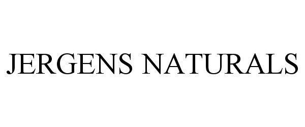 Trademark Logo JERGENS NATURALS
