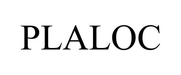 Trademark Logo PLALOC