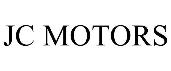 Trademark Logo JC MOTORS