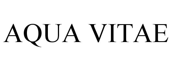  AQUA VITAE