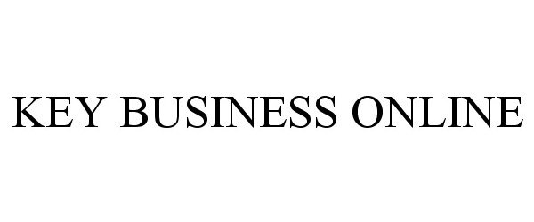 Trademark Logo KEY BUSINESS ONLINE