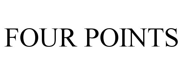 Trademark Logo FOUR POINTS