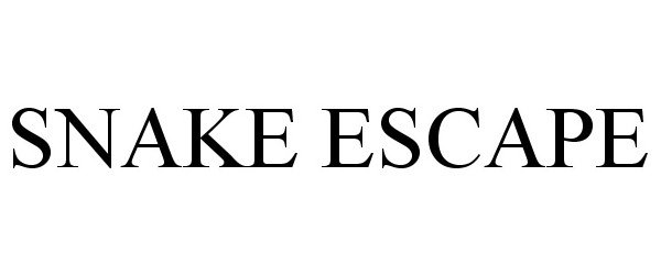 Trademark Logo SNAKE ESCAPE
