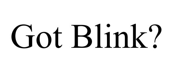  GOT BLINK?