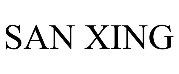 Trademark Logo SAN XING