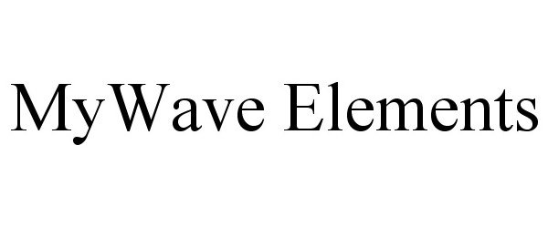  MYWAVE ELEMENTS